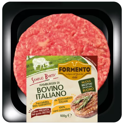 Hamburger di Bovino Italiano 100g