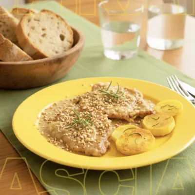 scaloppine alle nocciole