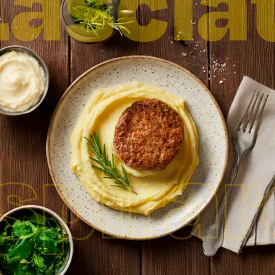 MEDAGLIONI CON PUREA DI PATATA PIATLINA 