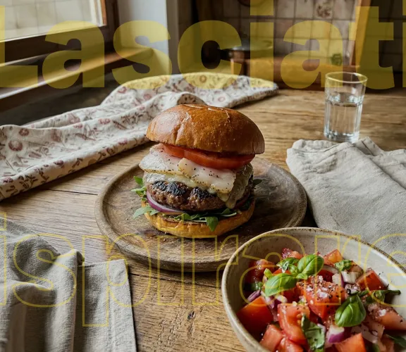 Hamburger di Bovino Adulto con Lard d'Arnad DOP e cuore di bue