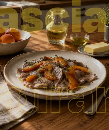 scaloppine alle albicocche